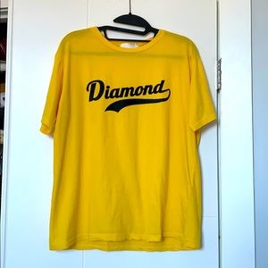 Soft Cotton Yellow Graphic Tee T shirt